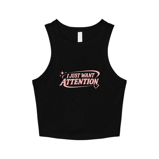Attention Tank Vest (Black)