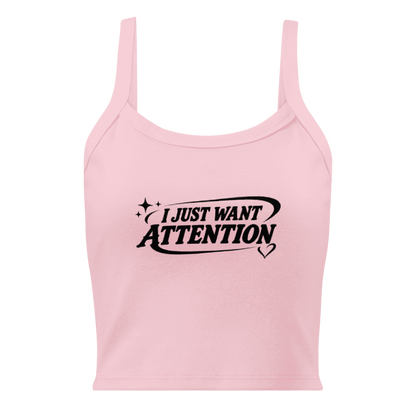 Attention Tank Vest (Pink)