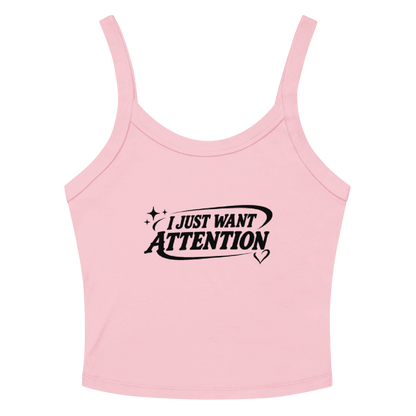 Attention Tank Vest (Pink)