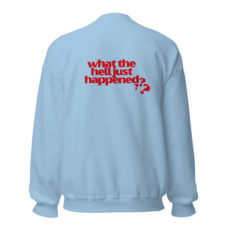WTHJH? Embroidered Crewneck Jumper