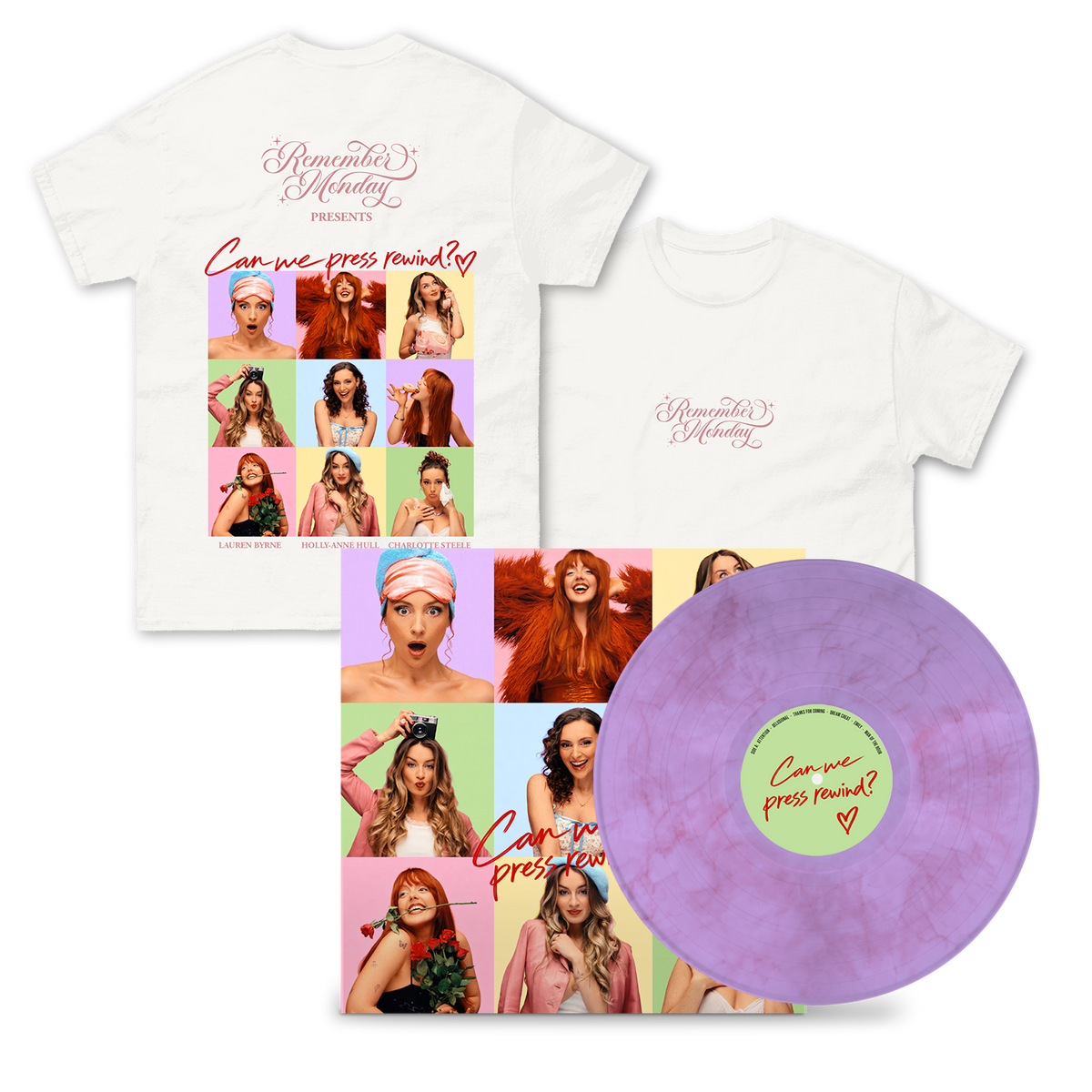 Can We Press Rewind - Store Exclusive LP + T-Shirt + Signed A6 Love Letter
