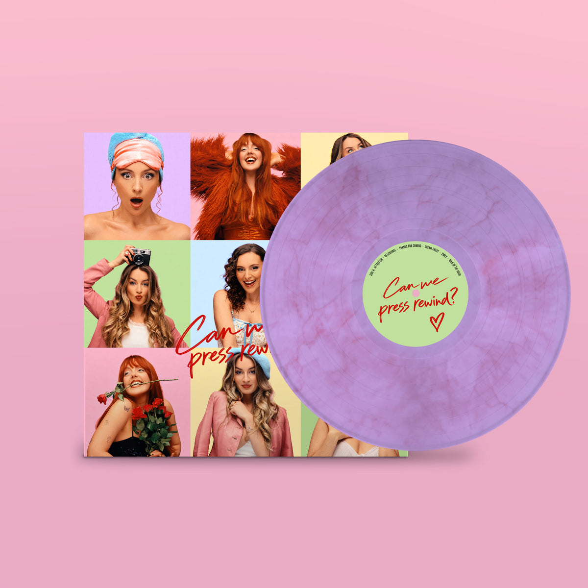 Can We Press Rewind 'Purple Marble' Store Exclusive LP + Signed A6 Love Letter